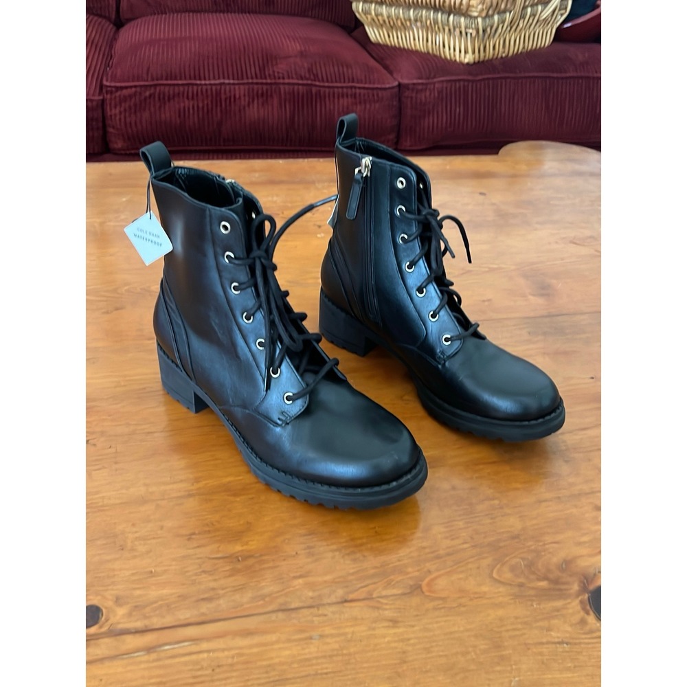 Cole Haan Women's Black Leather Booties Size 8B
